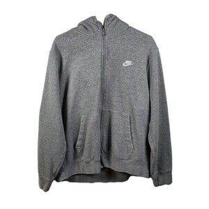 Nike Men's Large Grey Full Zip Jacket